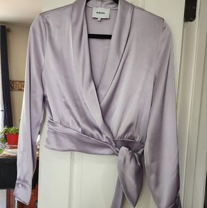 Nanushka Wrap Crop Top